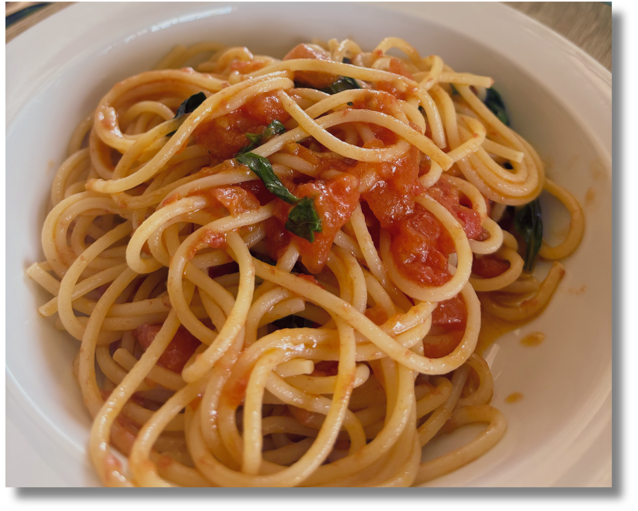 The most delicious homemade pasta I ever had in Milan, Italy