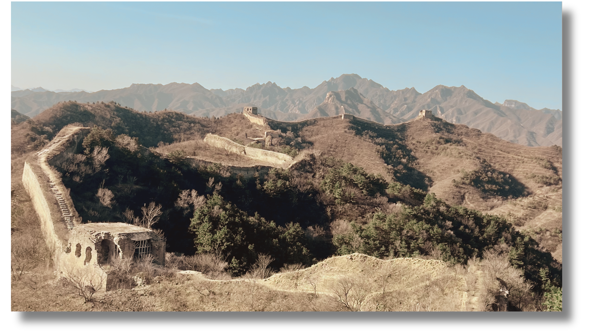 The Great Wall of China from Miyun district, Beijing